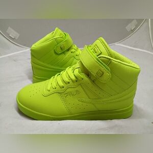 New Fila Vulc 13 tonal lem00077-700 neon green womens size 7 shoes